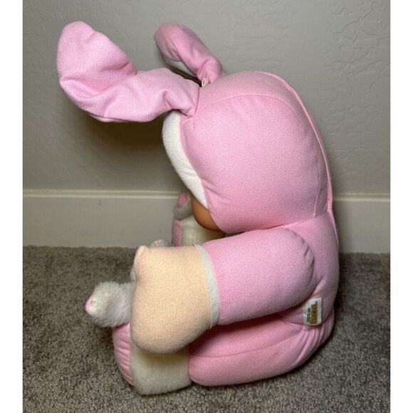 Vintage Turma Da Monica Plush Monica‎ Doll Bunny Suit Slippers HTF Monicas Gang - Picture 9 of 12